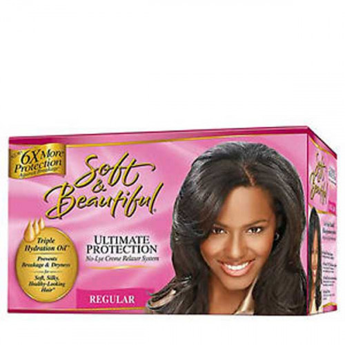 Soft & Beautiful Ultimate Protection No-Lye Creme Relaxer System Regular Soft & Beautiful Ultimate Protection No-Lye Creme Relaxer System Regular